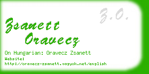 zsanett oravecz business card